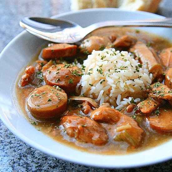 turkey and sausage gumbo