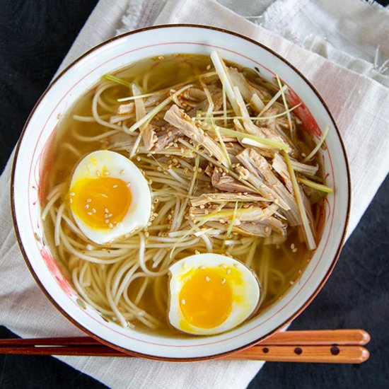 Leftover Turkey Ramen