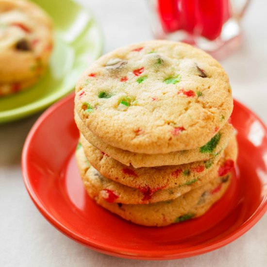 Crushed Candy Cane Cookies