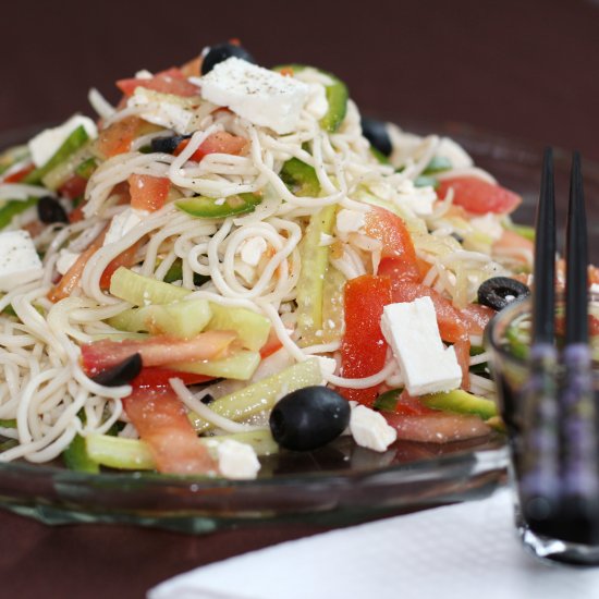 Greek Salad Asian style