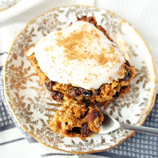 Sweet Mince Pie Baked Oats