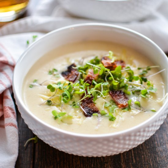 Potato Pale Ale Beer Cheese Soup