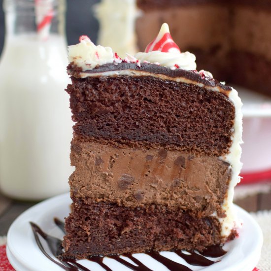 Chocolate Cheesecake Cake