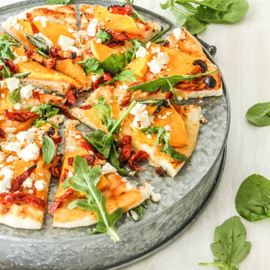 Pumpkin Pizza with Feta