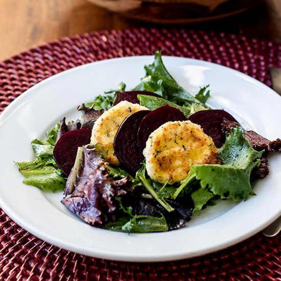 Roasted Beet & Goat Cheese Salad