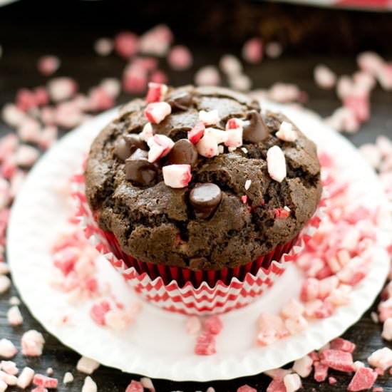 PEPPERMINT MOCHA COFFEE MUFFINS