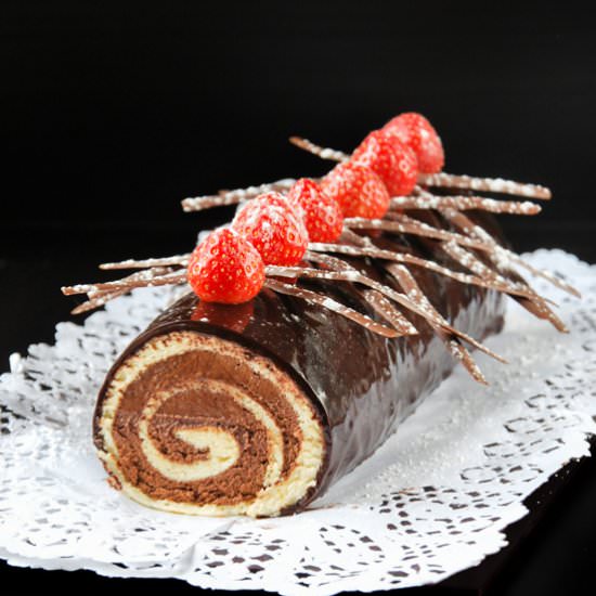 Roll chocolate, delicious and easy