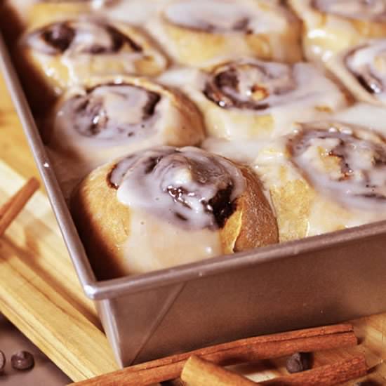 Chocolate Cinnamon Rolls