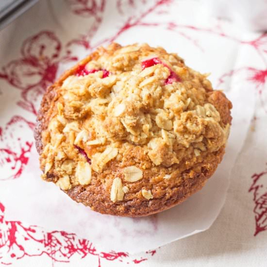 Cranberry & White Choc Muffins