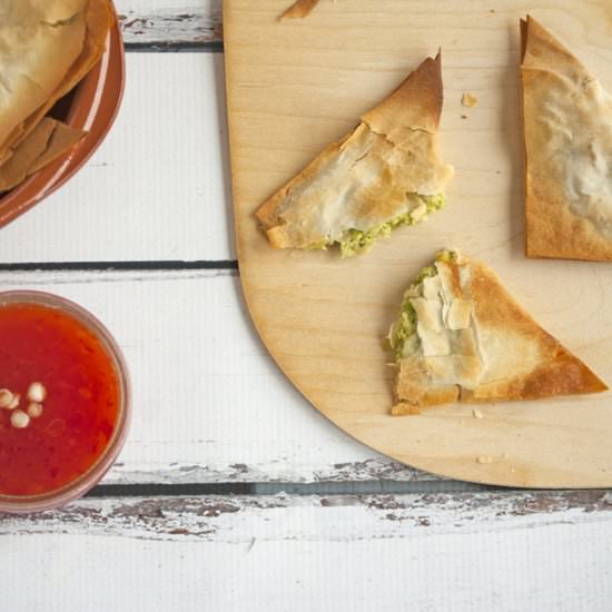 Avocado Pastry Oven snack