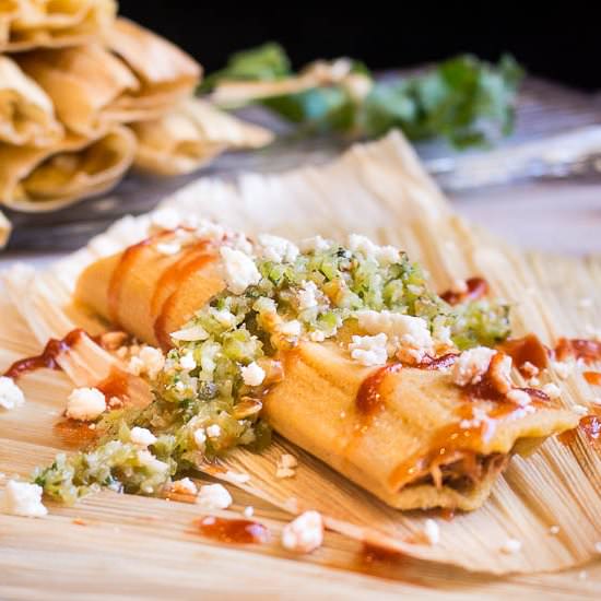 Pulled Pork Tamales