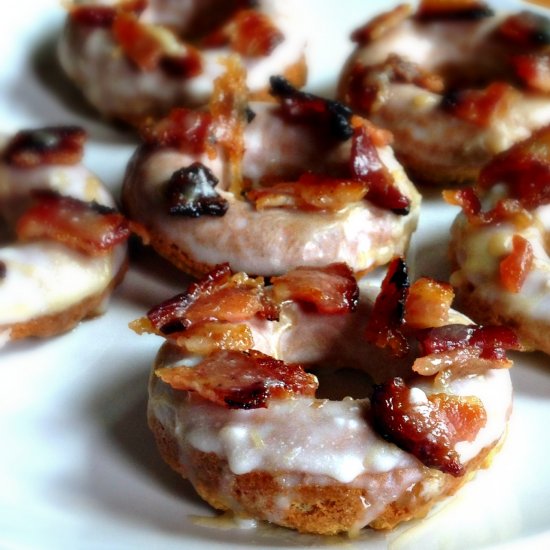 Paleo Maple Bacon Donuts