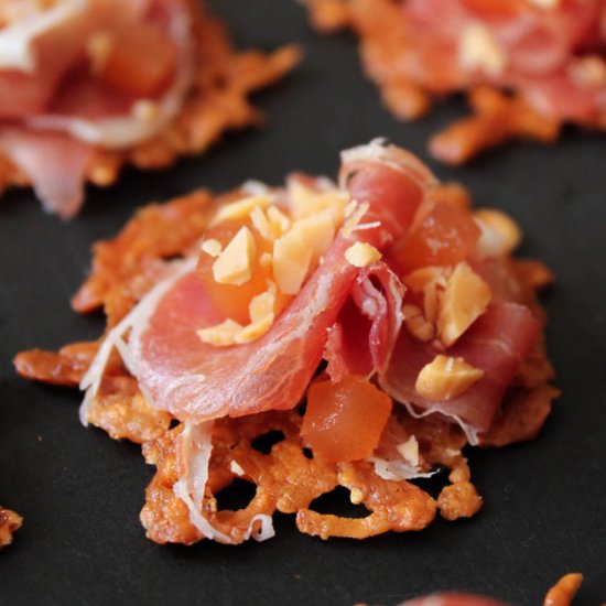 Manchengo Crisps with Serrano Ham