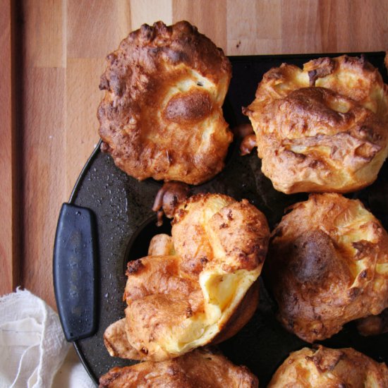 Yorkies with Mushroom Onion Gravy