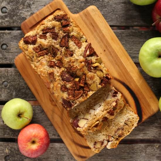 Wholegrain Spiced Apple & Oat Bread