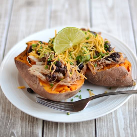 Stuffed Baked Sweet Potato