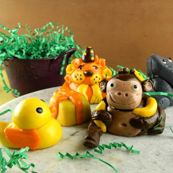 Jungle Theme MMF Cake Toppers