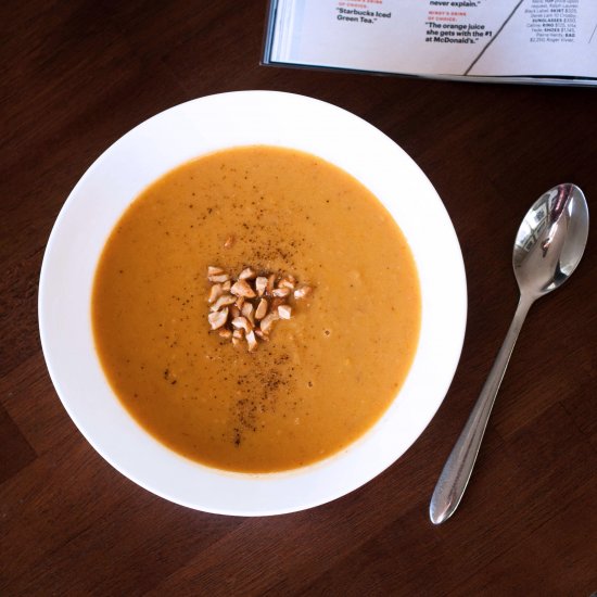 African Sweet Potato Peanut Soup