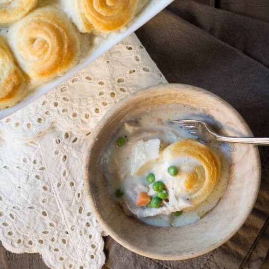 Lazy Chicken Pot Pie