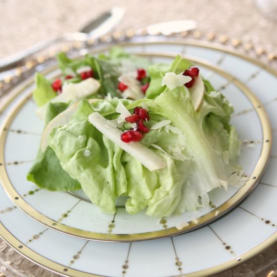 Pomegranate and Pear Salad