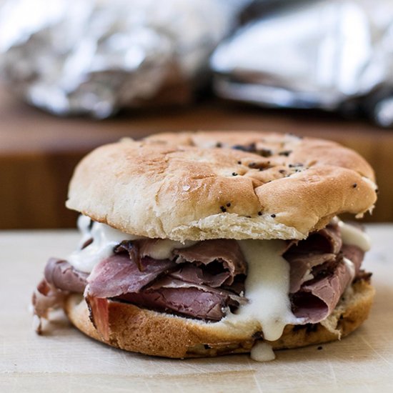 Hot Roast Beef Sandwiches