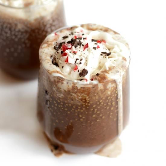 Vegan Peppermint Hot Chocolate