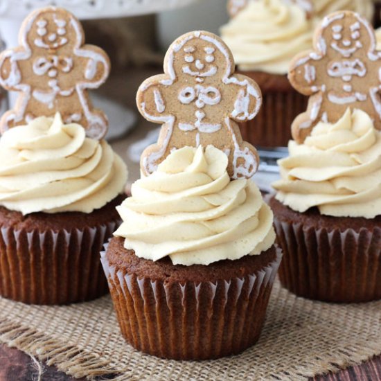 Gingerbread Cupcakes