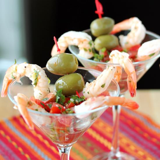 Shrimp Martini Appetizer