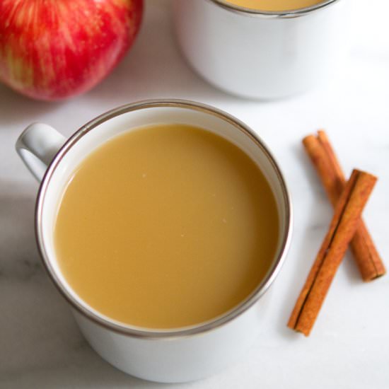 Lemon Ginger Mulled Apple Cider