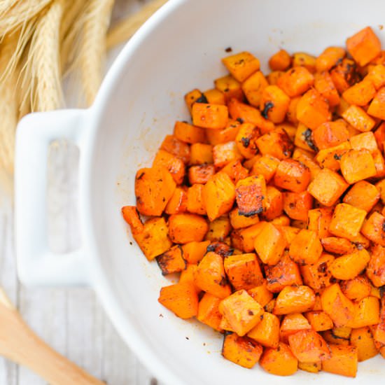 Honey Chipotle Butternut Squash