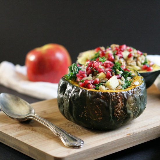 Whole Grain Medley Stuffed Squash