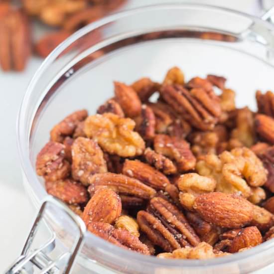 Easy Spiced Nuts