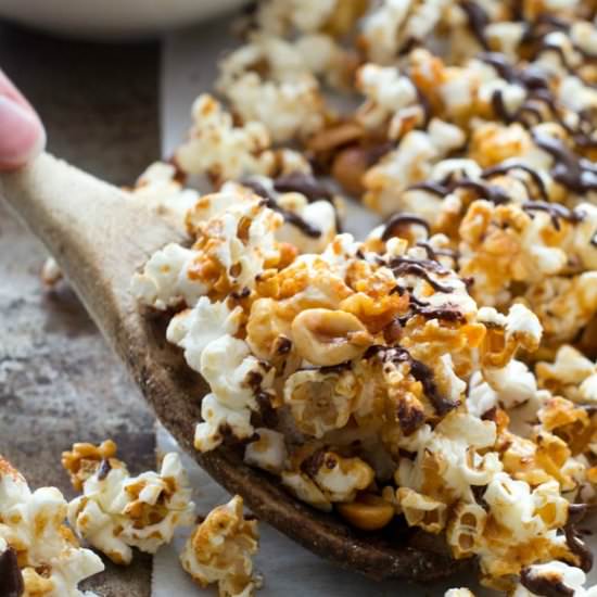 Chocolate Caramel Popcorn