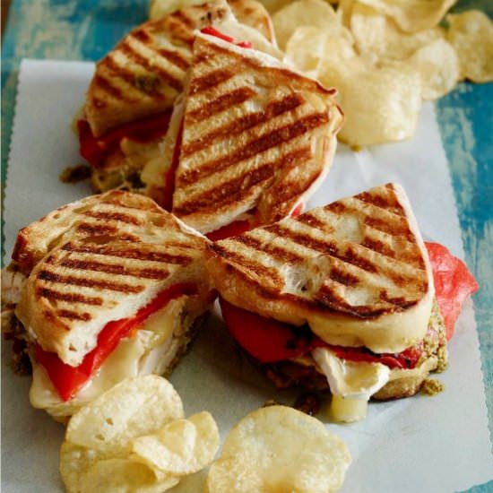 Leftover Turkey Panini