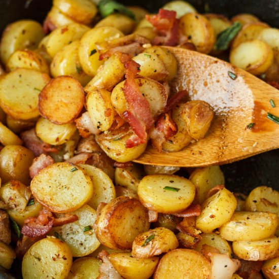 Pan-Fried Fingerling Potatoes