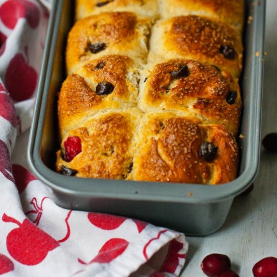 Cranberry-Chocolate Sweet Buns