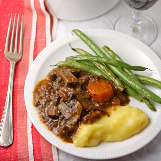 Red Wine & Oxtail Stew