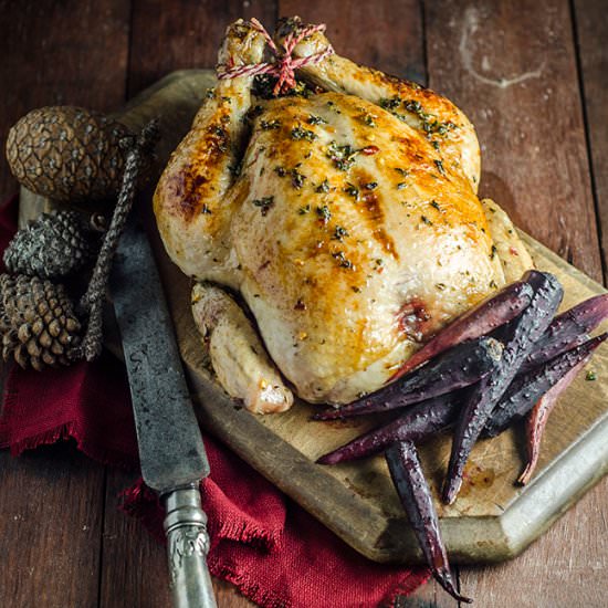 Vanilla and Maple Glazed Chicken