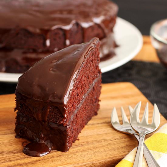 Devil’s Food Chocolate Cake