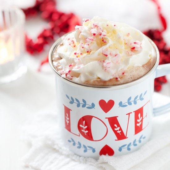 Candy Cane Hot Chocolate