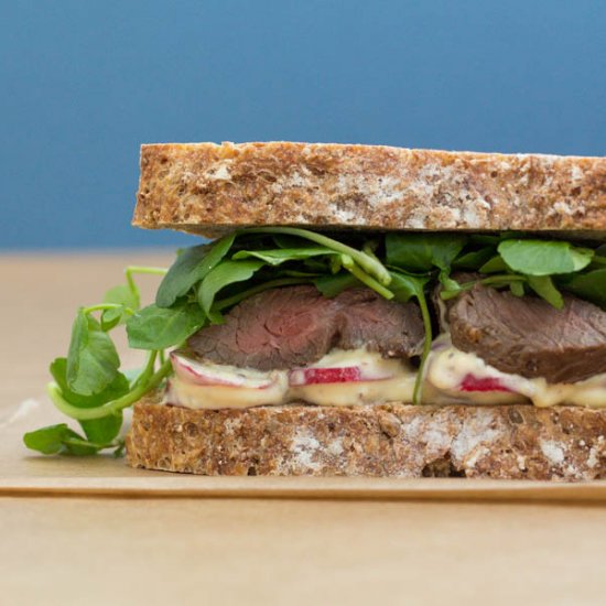 A Lean Steak Sandwich