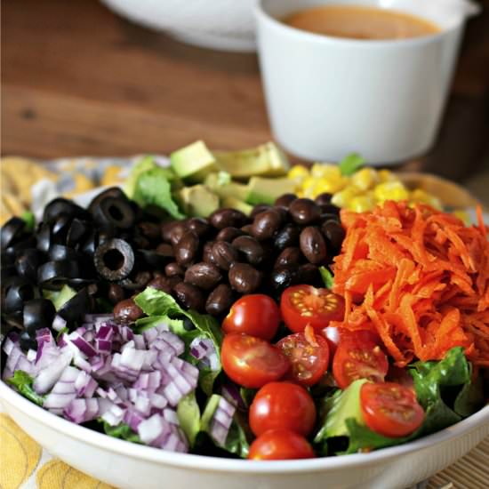 Chopped Salad with Spicy Chipotle