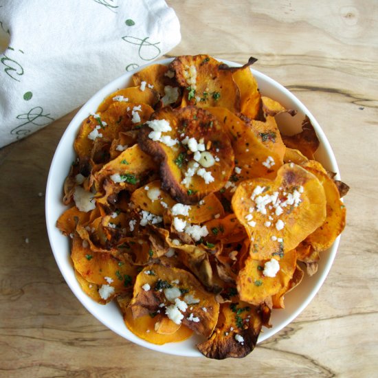 Baked Butternut Squash Chips