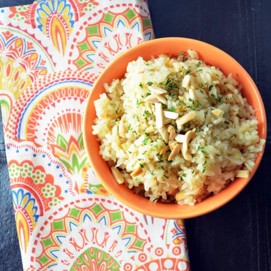 Almond Swiss Rice Pilaf