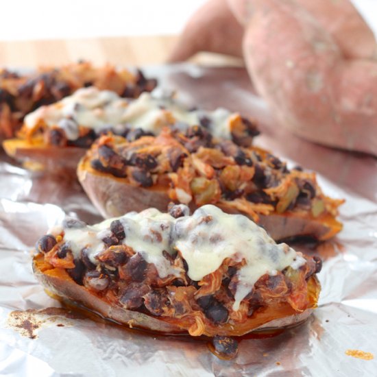 Easy Stuffed Sweet Potato