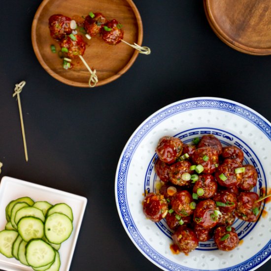 Korean-Style Meatballs