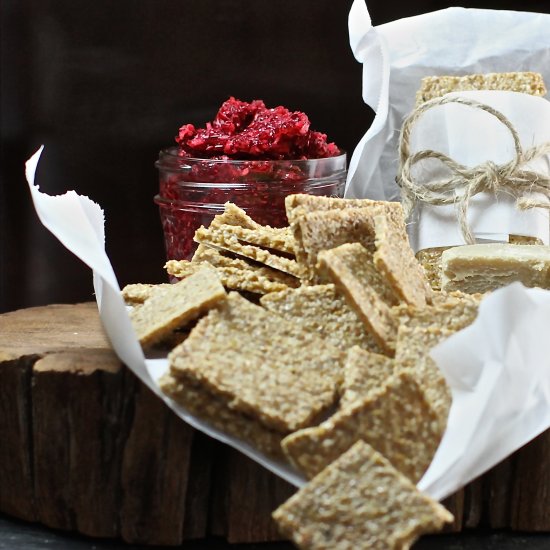 Buttery No-Wheat Thin Crackers