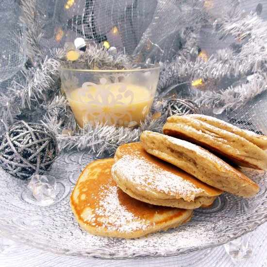 Eggnog Pancakes