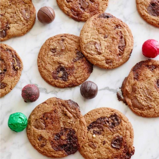 Truffled Chocolate Chip Cookies