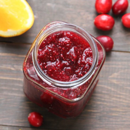 Cranberry Chia Jam